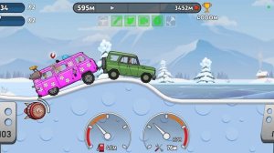 Гоняю на машинках в игре Hill dash racing