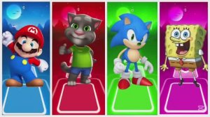 СУПЕР МАРИО Против ГОВОРЯЩЕГО ТОМА и СОНИКА 🍄 КТО БЫСТРЕЕ? Битва Героев Мультик 💥