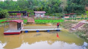 Делаю ступени из кирпичей от дома к пристани. Серия 66. Ли Фук Ви