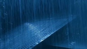 Ливень с громом | Шум дождя для сна 1 час | Сильный дождь — глубокий сон | Дождь для расслабления