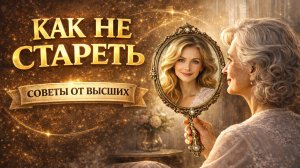КАК НЕ СТАРЕТЬ — СОВЕТЫ ОТ ВЫСШИХ