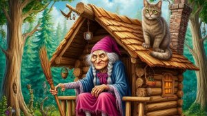 Лес русских сказок. Мистическая музыкальная открытка.