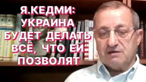 Я.КЕДМИ: Украина плевать хотела на "озабоченность" России и на неодобрение Россией её действий