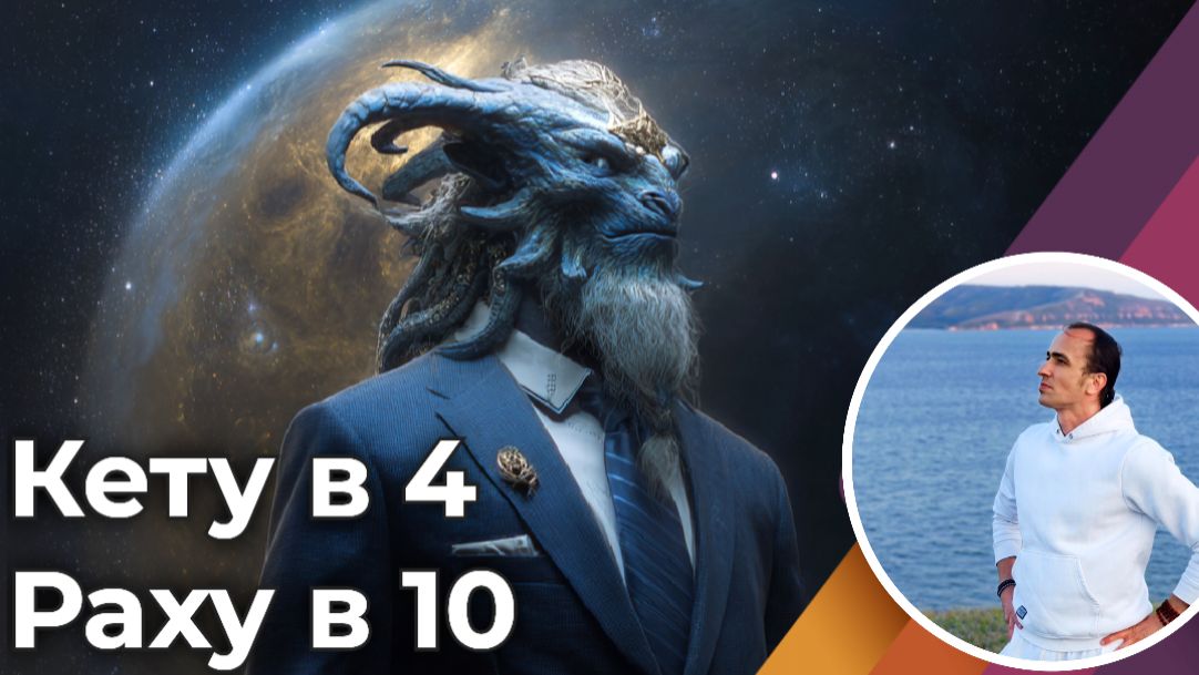 Кету в 4 - Раху в 10 по Джйотиш