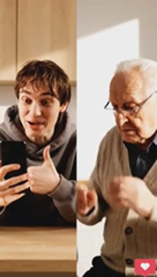 Когда дедушка узнал, что такое голосовое 😂 Бумер vs Зумер