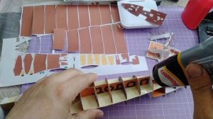 Корабль из бумаги и картона своими руками