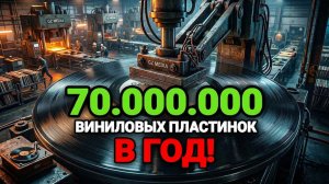 Внутри крупнейшего винилового завода: 70 миллионов пластинок в год