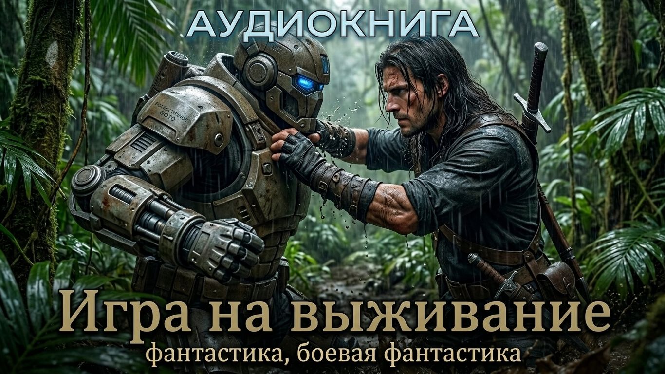 АУДИОКНИГА ИГРА НА ВЫЖИВАНИЕ, ФАНТАСТИКА, БОЕВАЯ ФАНТАСТИКА