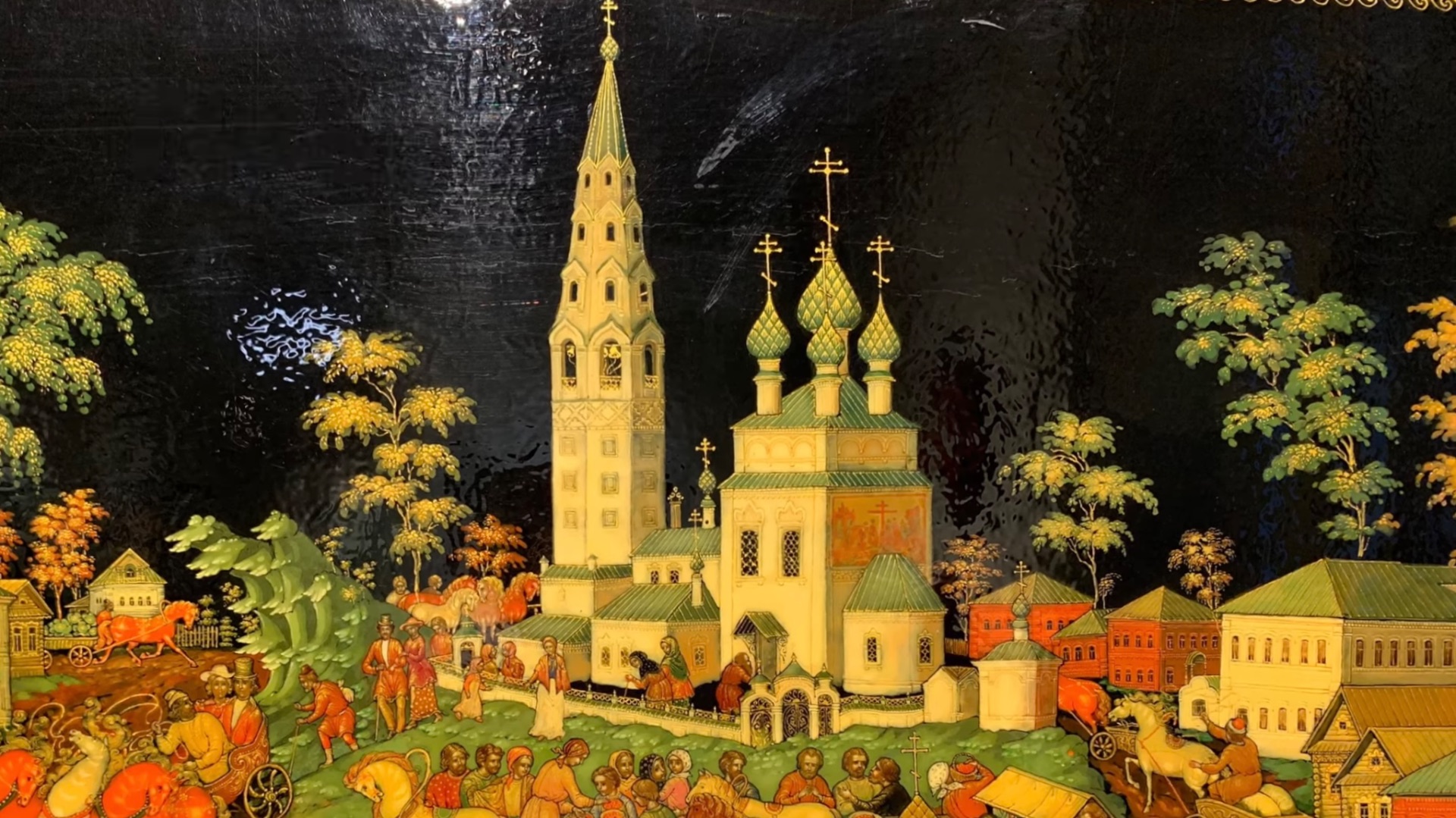 Палех - родина Жар - птицы. Музей иконописи и лаковой миниатюры Ивановская обл октябрь 2023