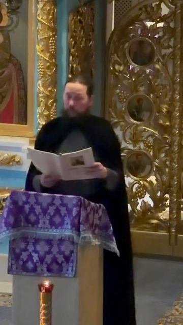 Чтение жития преподобной Марии Египетской