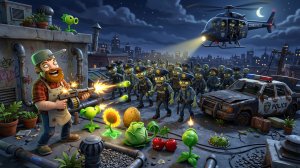 Зомби против растений PvZ Fusion 3.5 Фьюжн Plants vs Zombies Растения против Зомби Битва