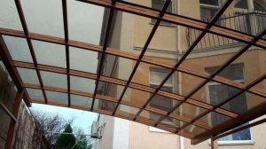 Монолитный поликарбонат для навеса. Краснодар.