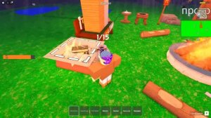 ПРИШЛА ЗИМА! МАМОНТ ОХОТИТСЯ НА НАС! 99 ДНЕЙ ВЫЖИВАНИЯ В ЛЕСУ В ROBLOX