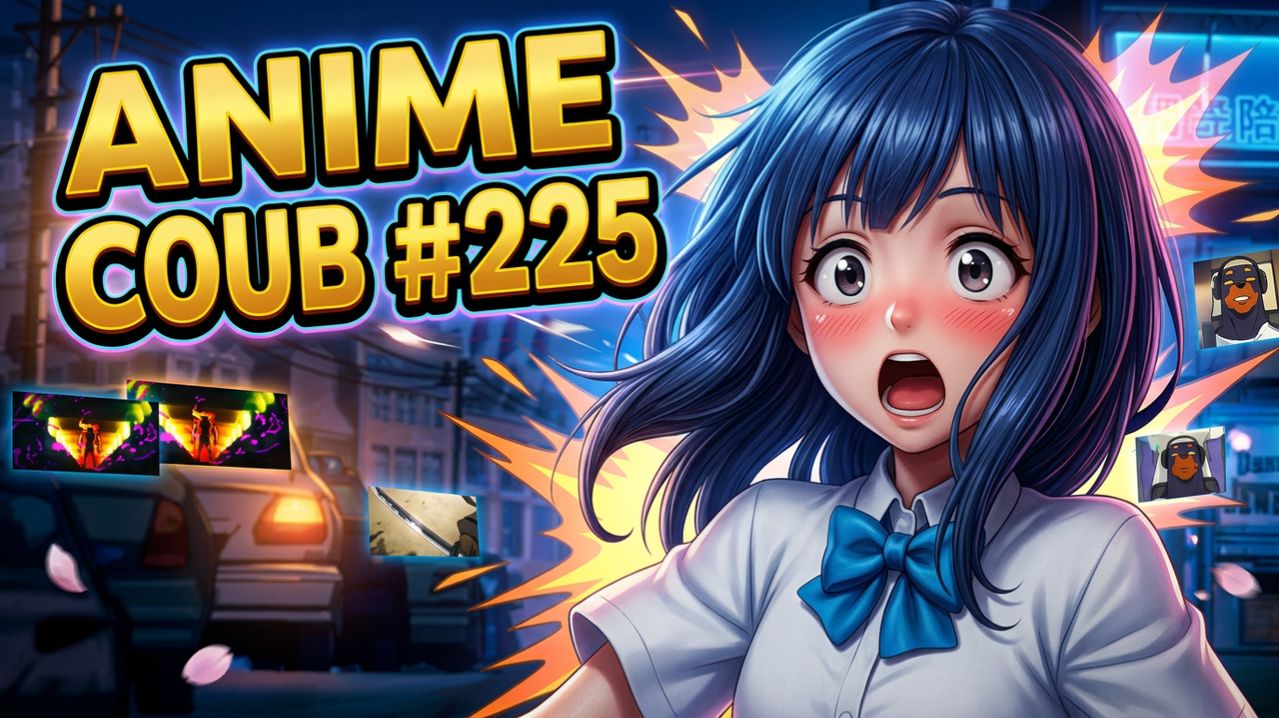 Аниме кообы | Anime COUB | Аниме приколы | AMV | Лучшие и смешные аниме моменты #225 лучшее за 2026