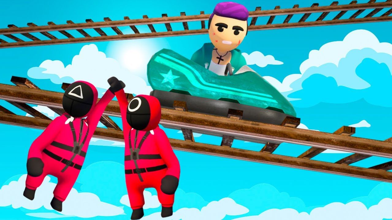 ТАНОС ИЩЕТ НАС! САМАЯ КРУТАЯ НЫЧКА! ИГРА В КАЛЬМАРА ПЛАСТИЛИНОВЫЕ ПРЯТКИ В HUMAN FALL FLAT