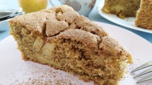 Яблочный пирог из рисовой муки - воздушный и без глютена