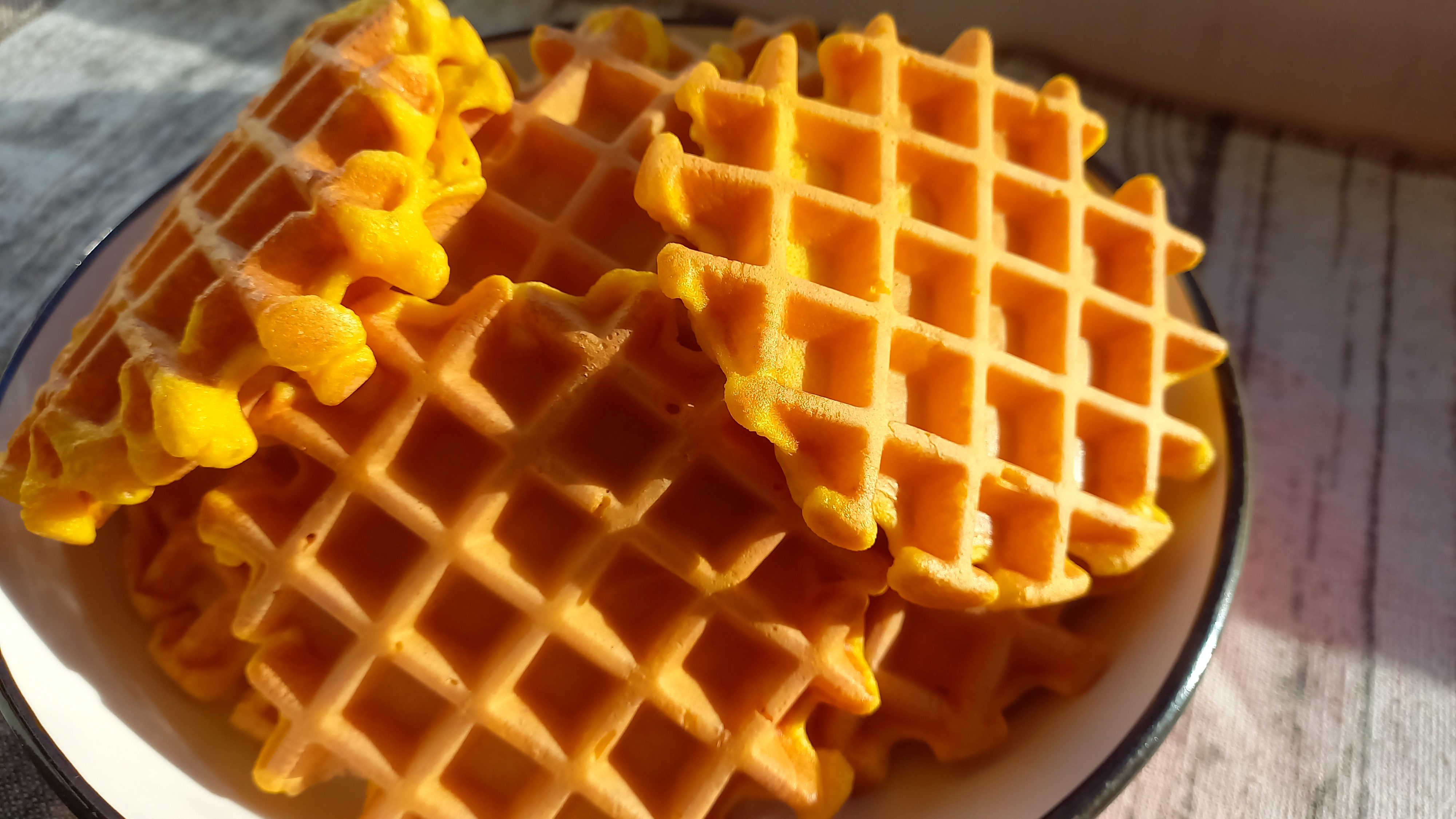 Тыквенные вафли