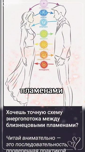 Точная схема энергопотока в союзе близнецовых пламен 🫶