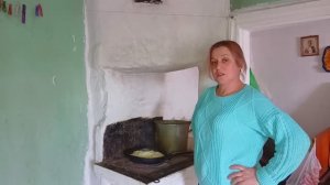 Жизнь в деревне. Капуста на печи