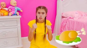 Настя и история  монстр под кроватью