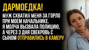 Истории из жизни| Дармоедка! Муж схватил меня за горло  |Аудио рассказы|Жизненные истории
