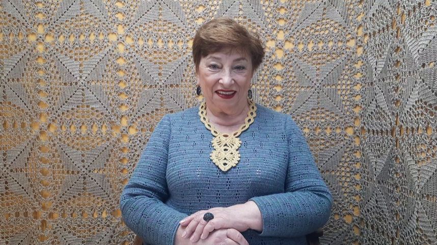 Кулон "Египетский". Мастер-класс по вязанию крючком от О. С. Литвиной.