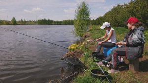 «ПОПАЛСЯ В СЕТИ» Беззаботная рыбалка на карася с Альфией Якушиной.