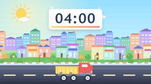 Таймер 4 минуты | Весёлый грузовичок