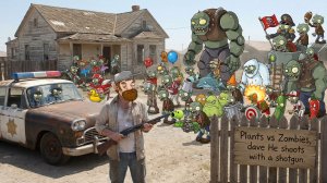 Зомби против растений PvZ Fusion 3.5 Фьюжн Plants vs Zombies Растения против Зомби Битва
