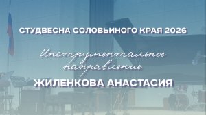 СВСК 2026 | Инструментальное направление | Жиленкова Анастасия