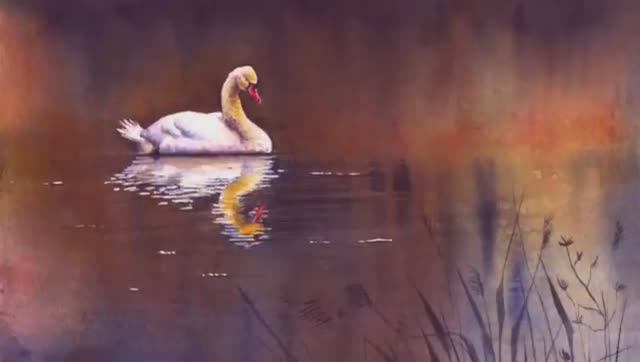 5 СОВЕТОВ, КОТОРЫЕ ПОМОГУТ ВАМ СОВЕРШЕНСТВОВАТЬ ТЕХНИКУ АКВАРЕЛЬНОЙ ЗАЛИВКИ 🎨 На примере лебедя