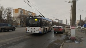 Поездка на троллейбусе ВМЗ-5298.01 «Авангард» № 1223, маршрут 5