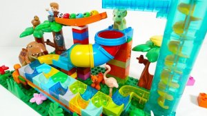 СТРОИМ ГОРКУ ДЛЯ ШАРИКОВ С ЛИФТОМ И ЗМЕЙКОЙ АСМР ВИДЕО ДЛЯ ДЕТЕЙ ДЕТСКИЙ КАНАЛ ИГРАЛКИ-ЗАЛИПАЛКИ