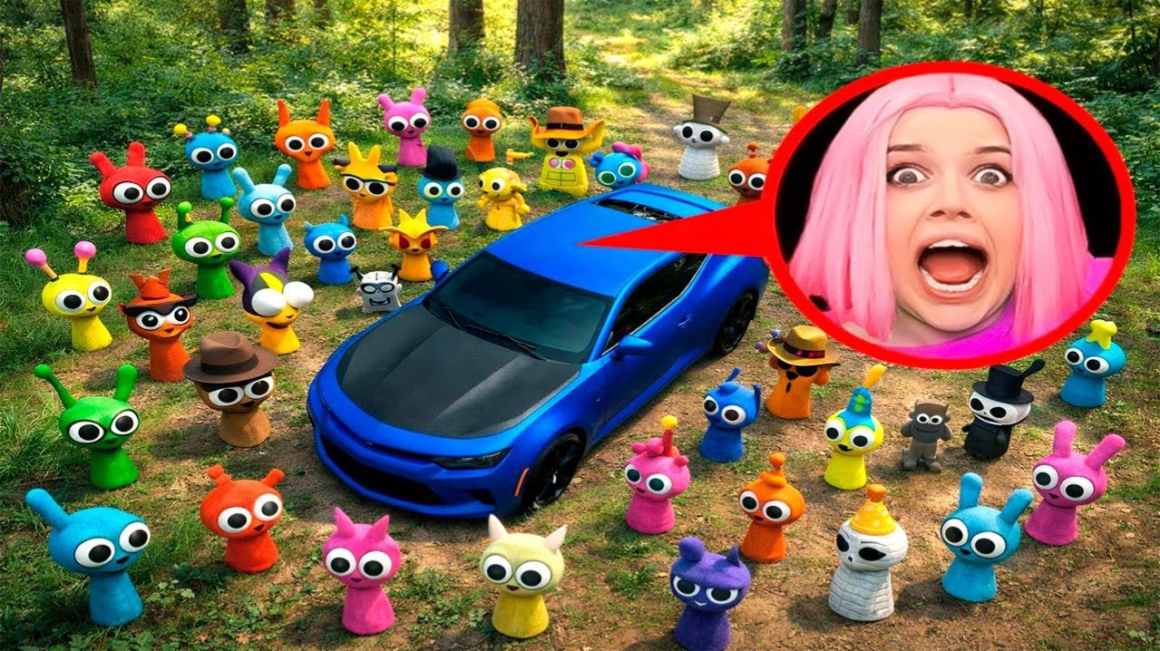 СПРУНКИ АТАКОВАЛИ НАШУ CAMARO В РЕАЛЬНОЙ ЖИЗНИ!!!