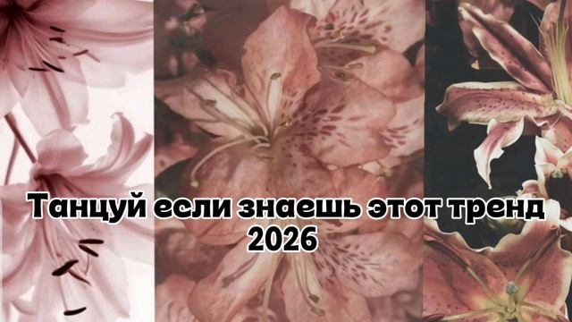 Танцуй если знаешь этот тренд 2026