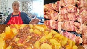 Готовлю на ужин пахлёбку, на обед рулеты.