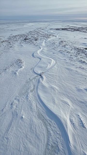 Зимний пейзаж: красота снежного простора #зима #пейзажи #природа