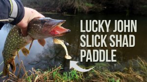 Lucky John Slick Shad Paddle  — Обзор виброхвоста для спиннинговой рыбалки на джиг