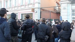 Омск. Уличные музыканты.