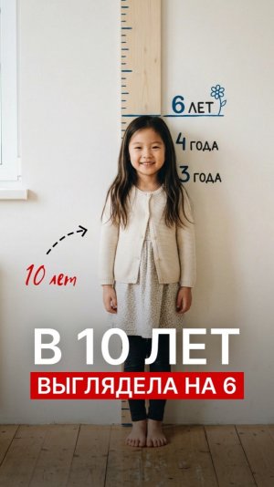 В 10 лет я выглядела на 6!