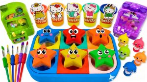 ЛЕПИМ ЗВЕЗДОЧКИ ИЗ КИНЕТИЧЕСКОГО ПЕСКА ВИДЕОЛЕПКА ВИДЕО МУЛЬТИКИ ДЛЯ ДЕТЕЙ КАНАЛ ИГРАЛКИ-ЗАЛИПАЛКИ