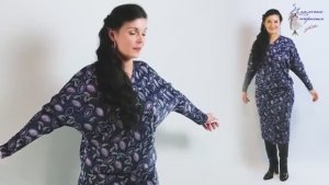 Платье на полную фигуру без выкройки своими руками Часть 1 крой