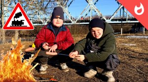 Весенний пикник и грузовые поезда
