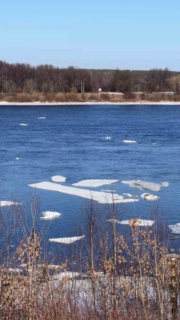 Ледоход на Волге. Весна идет! Ярославль.