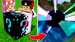 Майнкрафт но с Новыми Супер Лаки Блок МОД ! Девушка НУБ И ПРО Видео Троллинг Minecraft