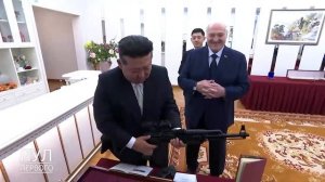 ❗️ Лукашенко подарил Ким Чен Ыну автомат "на случай, если враги появятся"