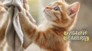 ЧИСТЫЙ ЧЕТВЕРГ! Музыкальная открытка с теплыми поздравлениями! 🌧️🙏