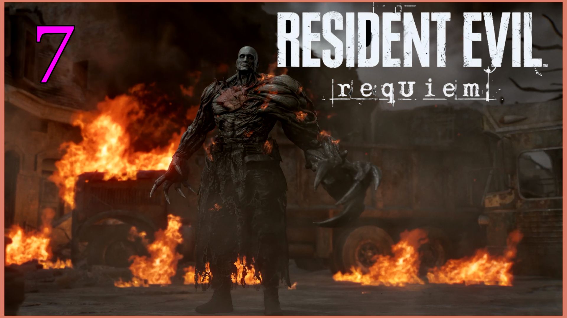 Resident Evil Requiem #7часть — Сумашедшая езда и Встреча с СуперТираном