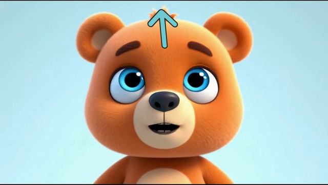 Мишка- тренер для глазок 👀. Тренировка для детей. Мультик с песенкой.