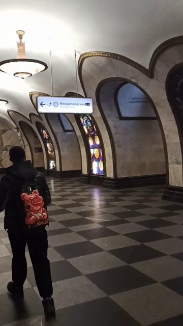 Станция Новослободская 🚆